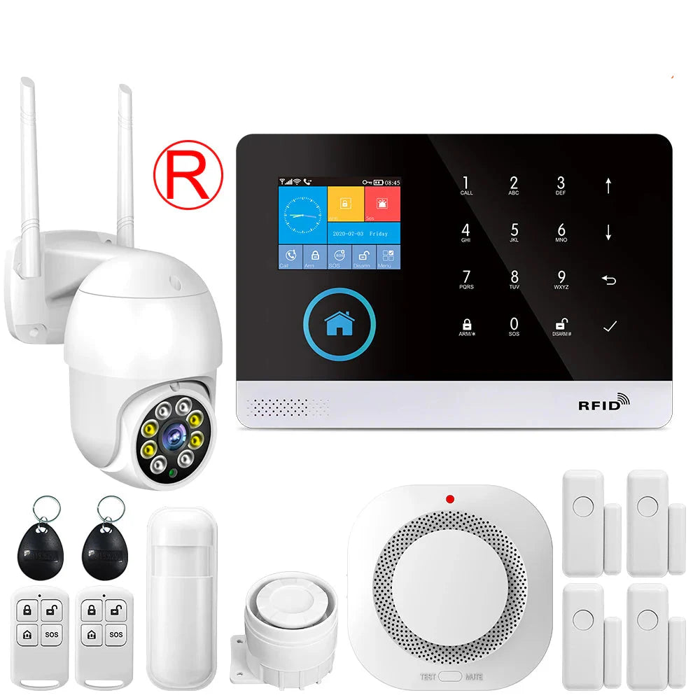Alarm System for Home Burglar Security 433MHz WiFi GSM Alarm Wireless