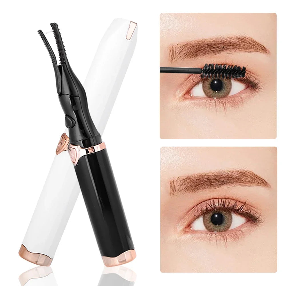 Heated Eyelash Curler 2 Heating Modes Quick Heating Natural Curl Eyelash Curler Long Lasting for Quick Natural Curling