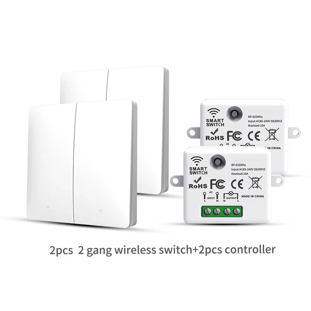 Smart Home Wireless 433mhz Light Switch