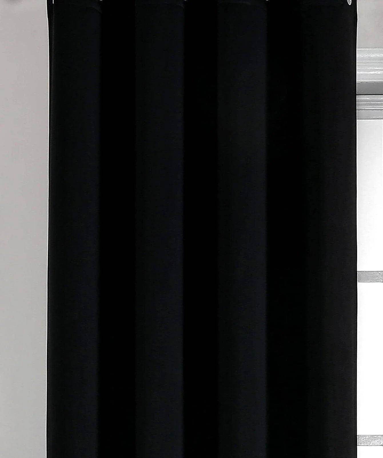 Black High Blackout  Curtains for Living Room Finished Window Curtains for Bedroom