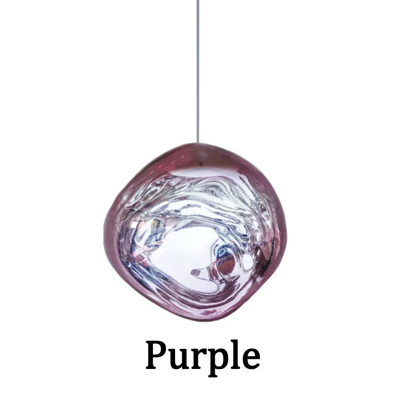 Modern Lava LED Chandeliers PVC Lighting