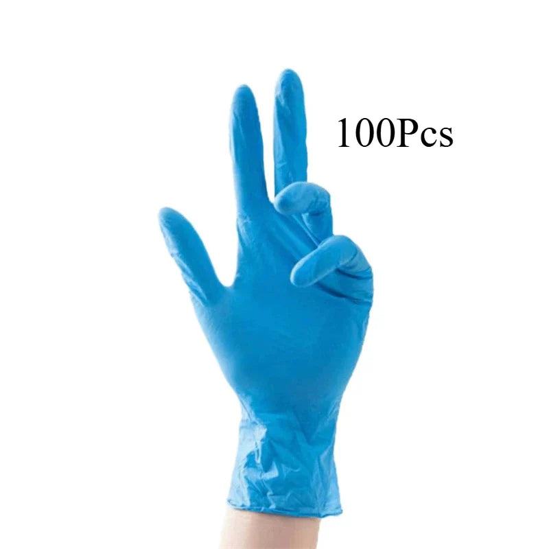 Black Disposable Nitrile Gloves, Household Cleaning Disposable Nitrile Gloves, Hairdressing and Nail Art Tools