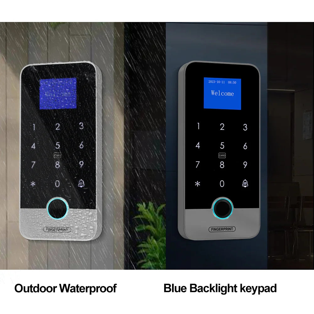 Waterproof Bluetooth  Fingerprint Access Controller, Touch Keypad, Door Opener System