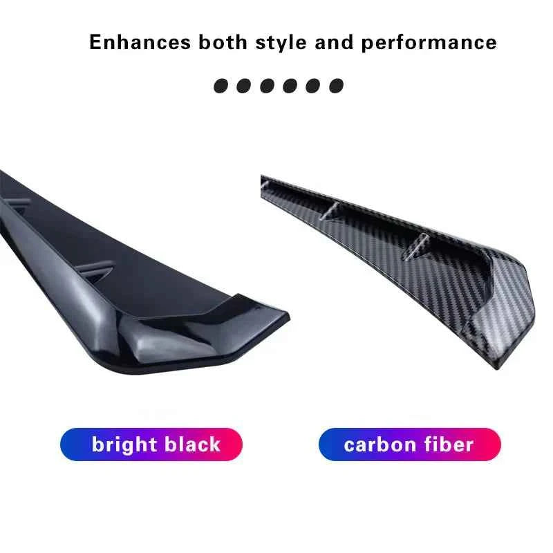 A Pair Car Side Fender Spoiler Wind Knife Side Gills Universal Air Vent Decorative Side Wing Stickers  Trim Accessorie
