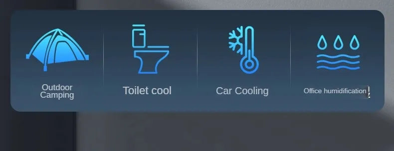 Kitchen Air Conditioning Refrigeration Wall-Mounted Fan Large Wind Rechargeable Fan Household Stand Remote Control Portable Fan