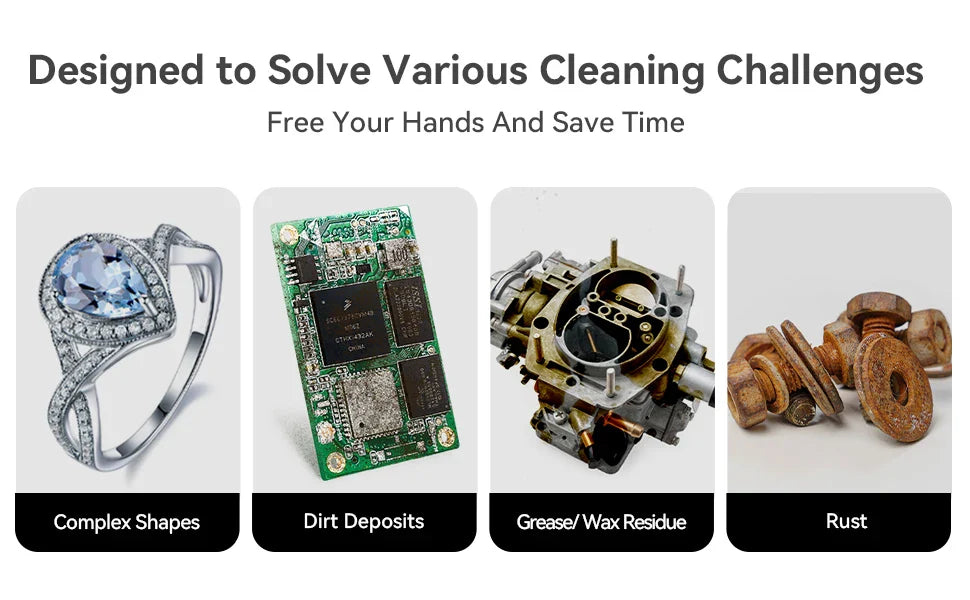 6.5L Ultrasonic Cleaner, 40kHz Ultrasonic Bath, Cleaning Machine For Jewellery Dental Motorbike Carburetor Auto Parts etc