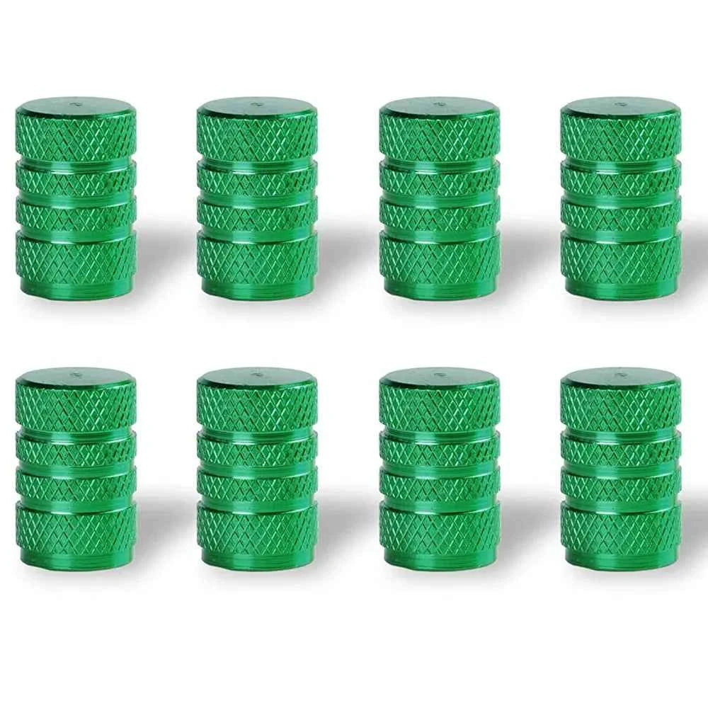 8Pc Tire Valve Caps Tyre Rim Stem Cover Dust Proof Auto Wheel Cap Aluminum Alloy Nipple Caps for Cars and Motorcycles Bikes