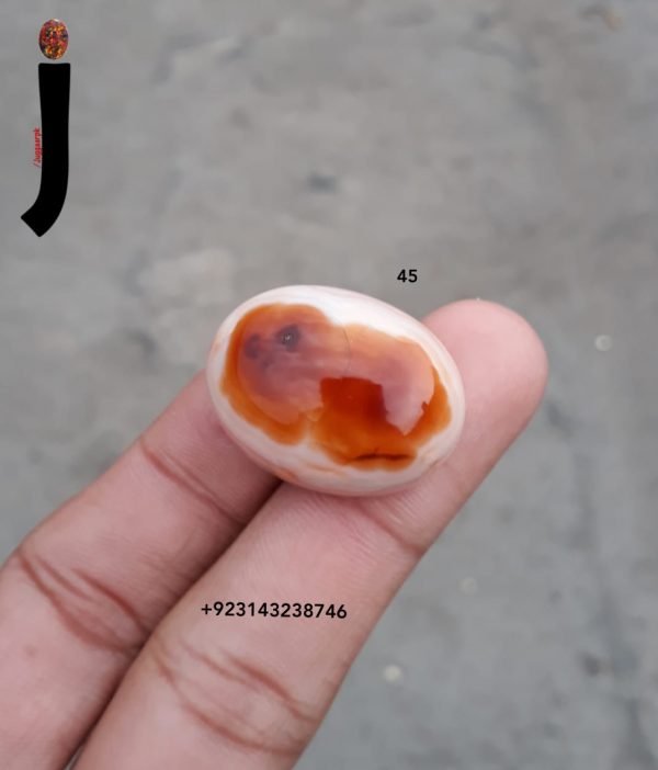 45ct Jasper - Scenic Jasper Cabochon - 27x21mm