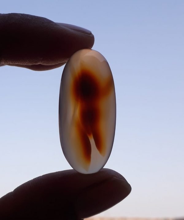 37ct Jasper - Scenic Jasper Cabochon - 26x17mm