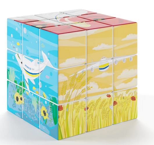Ukrainian Dream 3x3 cube