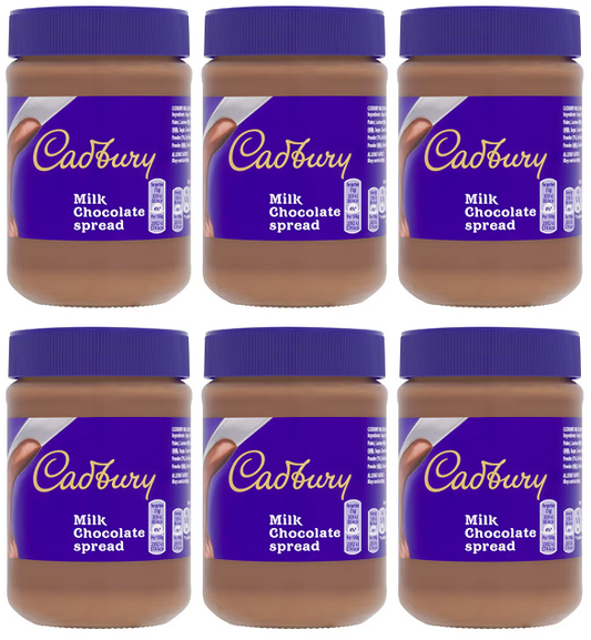 6 x Cadbury Milk Chocolate Spread 400G