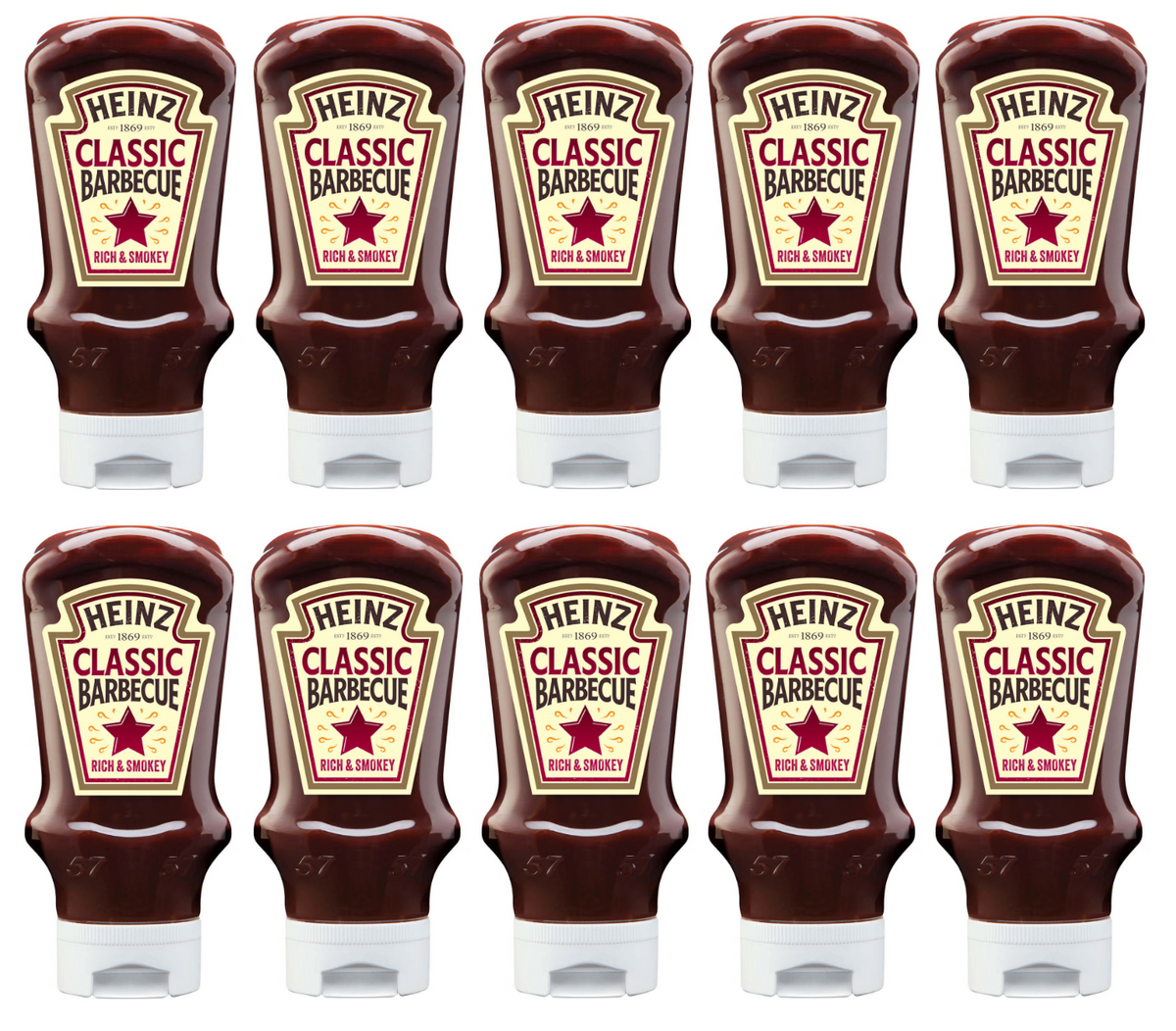 10 x Heinz Classic Barbecue Sauce 480G