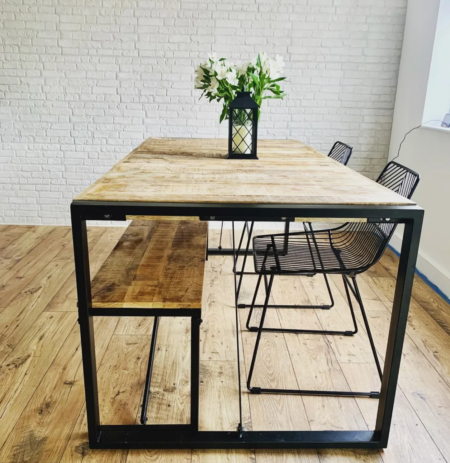 Dining Table 140x70x75 cm Solid Mango Wood
