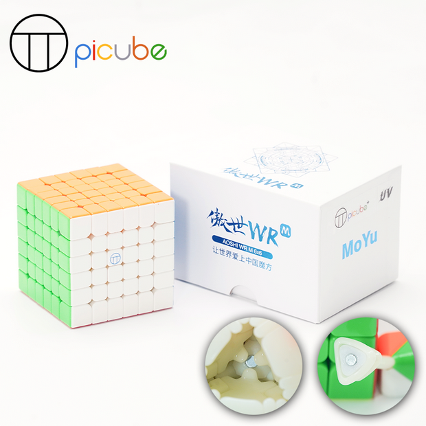 Picube MoYu AoShi WRM 6x6x6 Core Magnet Version UV Coated