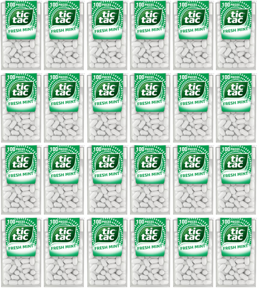 24 x Tic Tac Fresh Mint 49G