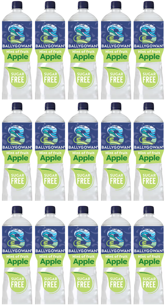 15 x Ballygowan Hint Of Fruit Apple Bottle 750Ml