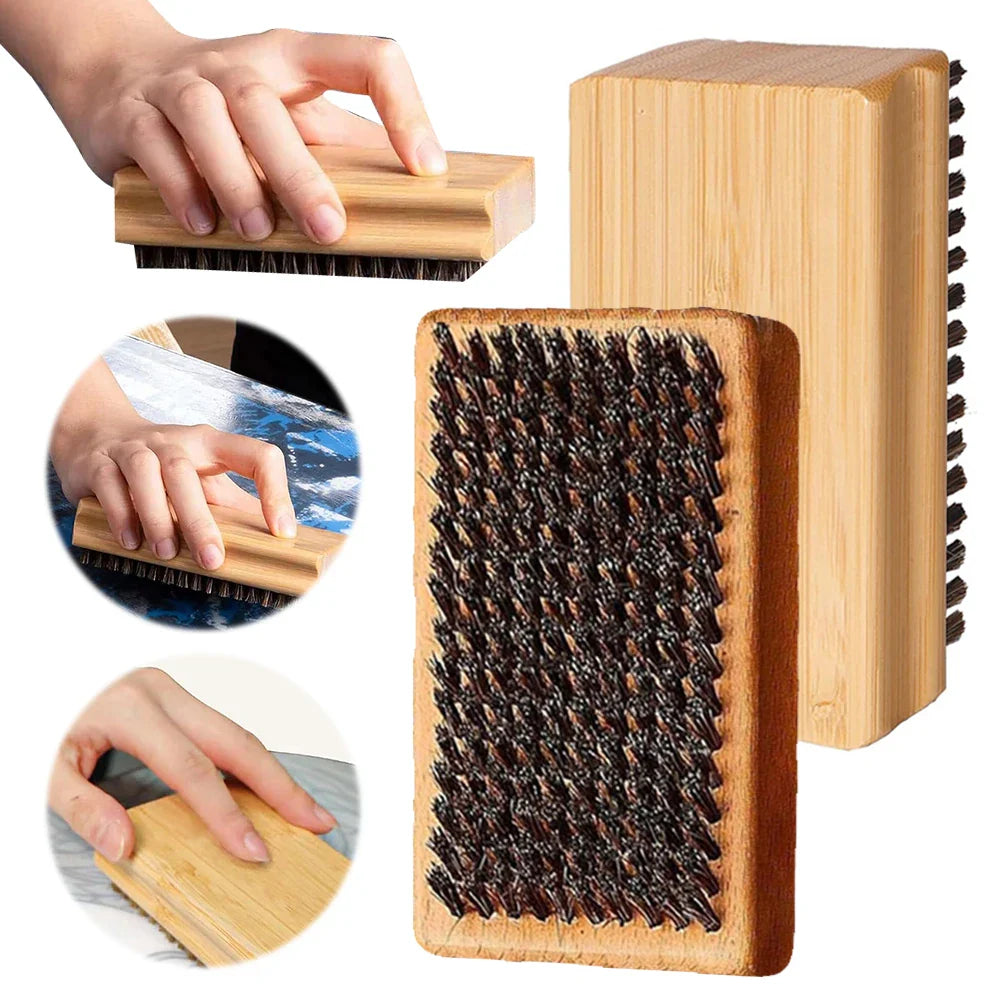 3Pcs Ski/Snowboard Wax Brush Kit Portable Ski Waxing Brush Kit Ski Snowboard Tuning Brush Snowboard Accessories