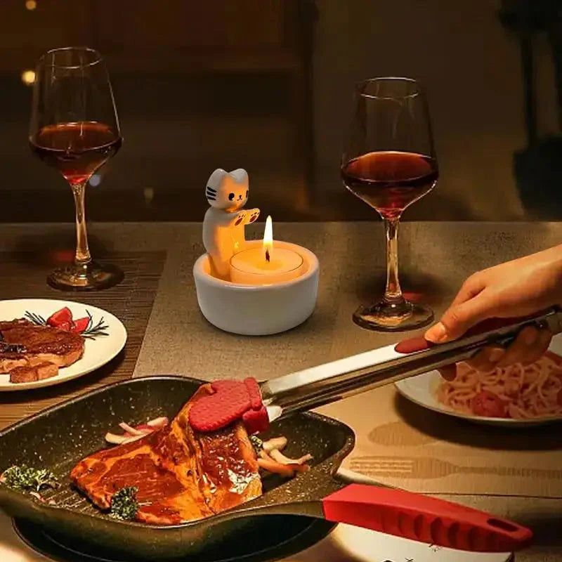 Cat Shaped Aromatherapy Candle Holder