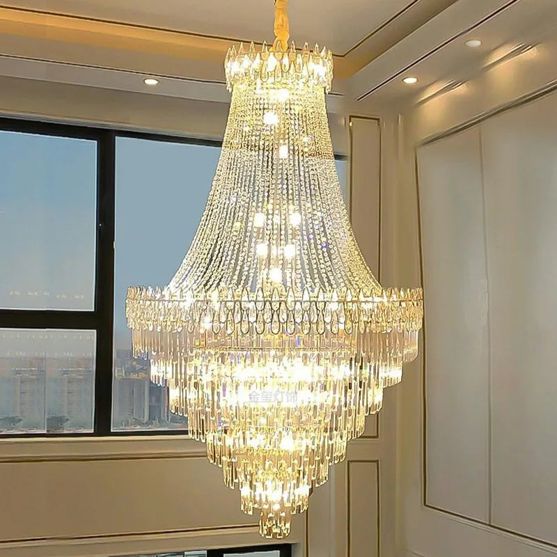 Modern Crystal Chandelier Wedding Hall Villa Hotel Hall Living Room