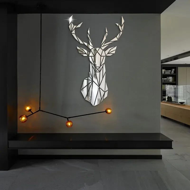 3D Mirror Wall Stickers Nordic Style