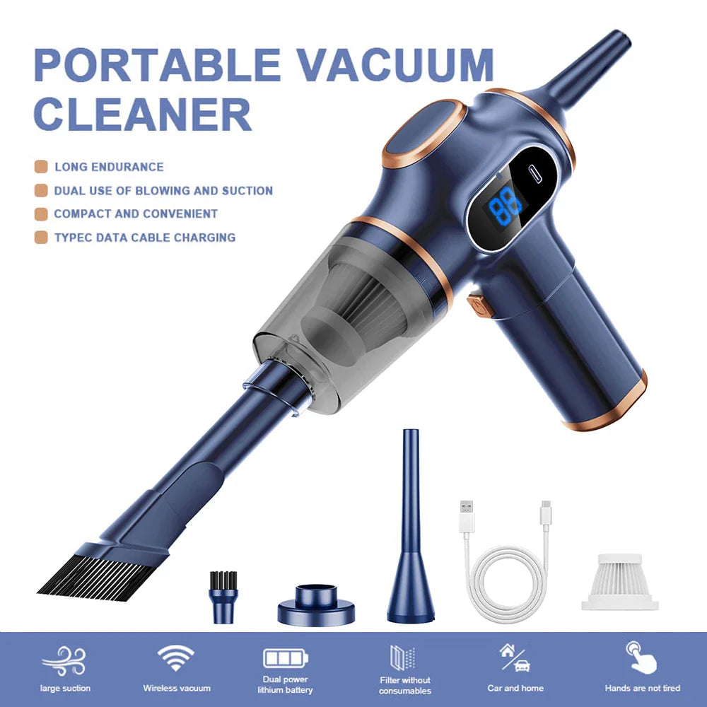 1Set For Hyundai Car Vacuum Cleaner Portable Wet Dry dual-use Vacuum Cleaner Powerful Handheld Mini Vaccum Cleaners High Suction