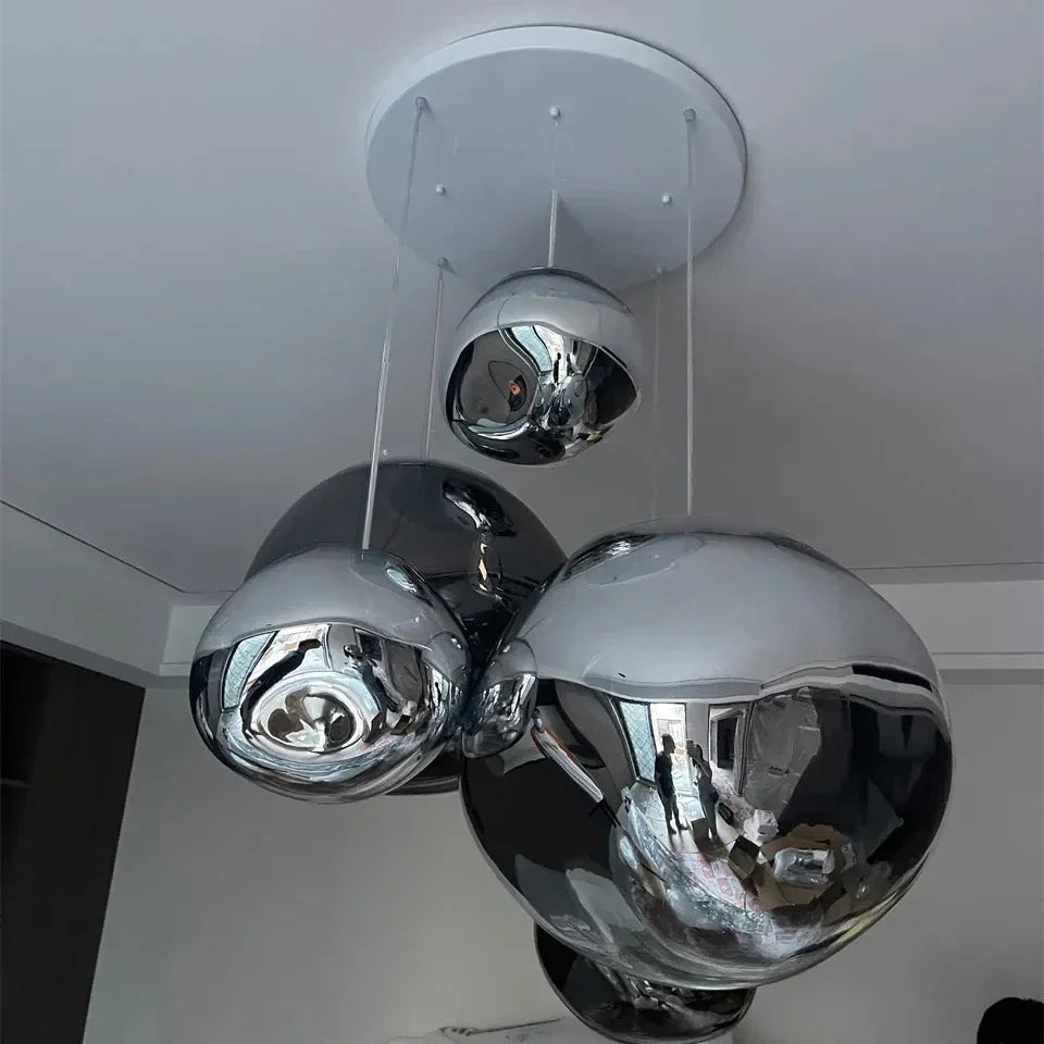 Modern Lava LED Chandeliers PVC Lighting