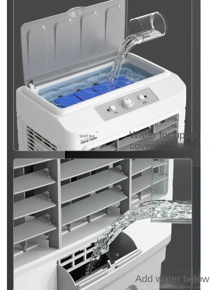 Air Cooler Large Industrial Water Cooler Evaporative Water Cooling Air Conditioner Fan Household Fan Mini Aire Acondicionado