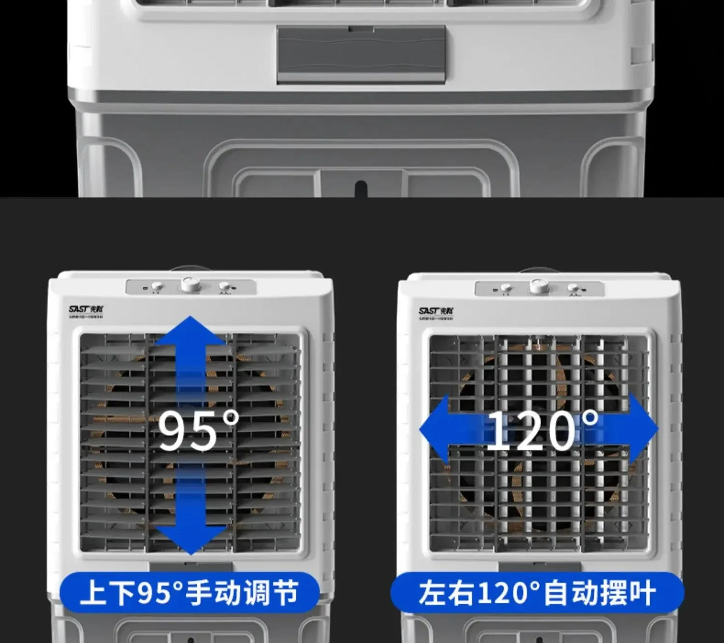 Air Cooler Large Industrial Water Cooler Evaporative Water Cooling Air Conditioner Fan Household Fan Mini Aire Acondicionado