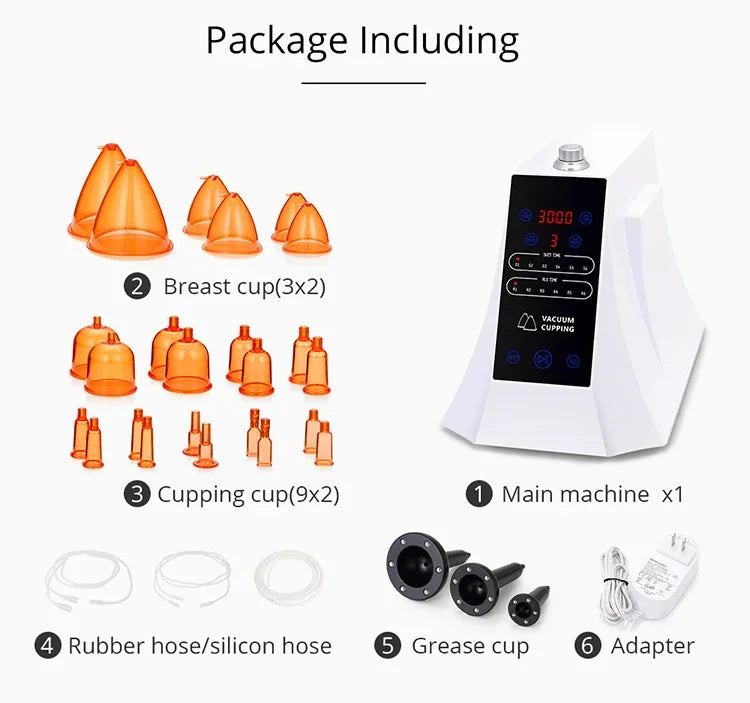BBL Butt Lifting Colombien MachineVacuum Cup Massager Buttocks Enhancement Breast Enlargement Pumps Suction Therapy