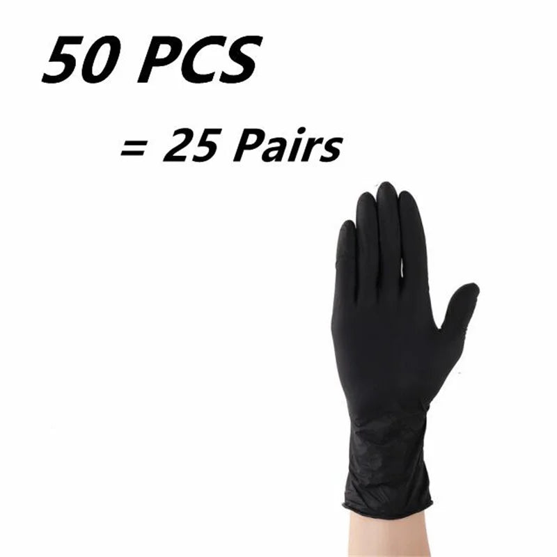 Kids Disposable Nitrile Gloves Children Powder Latex Free Household Cleaning Gloves Crafting Painting Gardening Washing Gloves