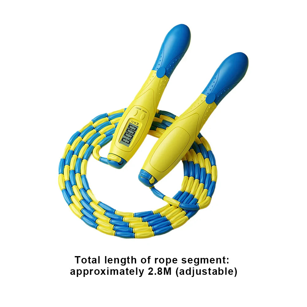 Adjustable Length Counting Jumping Rope Crossfit Speed Jumping Rope Exercise Skipping Rope for Men Women Kids Workout Equipments