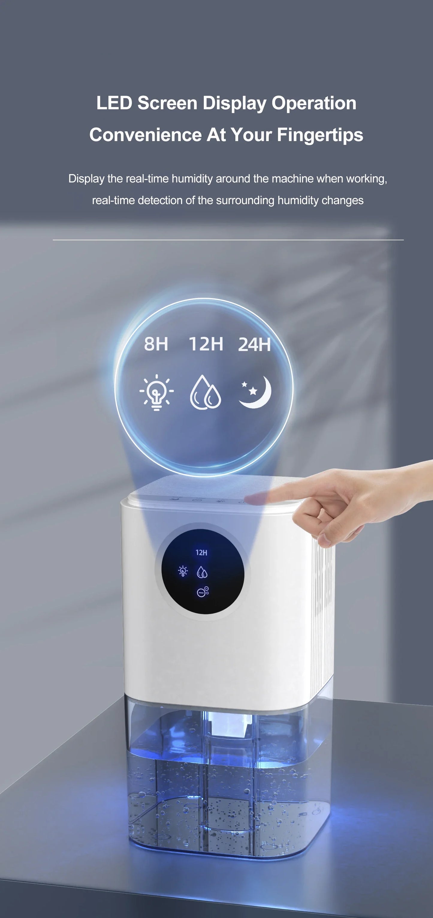 Bedroom dehumidifier moisture absorption dehumidification dryer household dehumidifier basement small dehumidifier