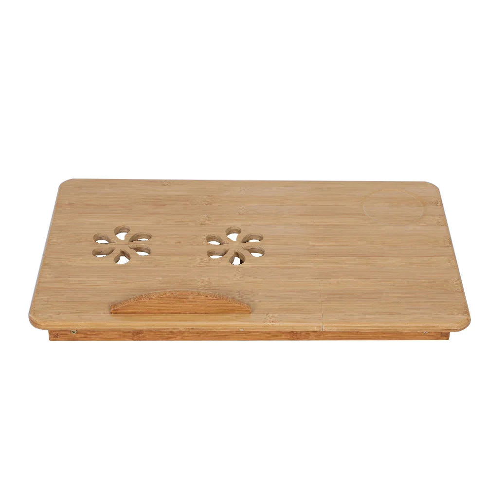 Adjustable Bamboo Rack Shelf Dormitory Bed Lap Desk Two Flowers Book Reading Tray Stand Bed Lap Table Bed Lap Desk Bed Table