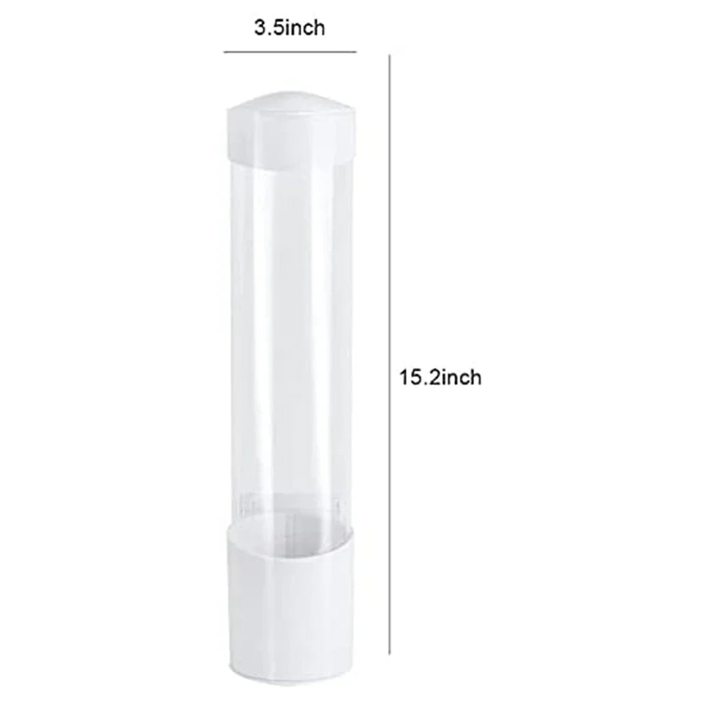 7Oz Cup Dispenser - Wall Mounted Holder for 3-7oz Disposable Cups Bathroom Water Dispenser