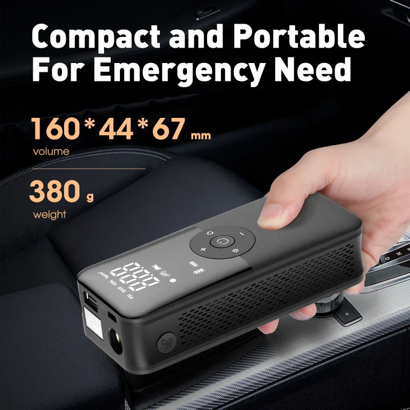 Rechargeable Air Pump Tire Inflator Portable Compressor Digital Cordless