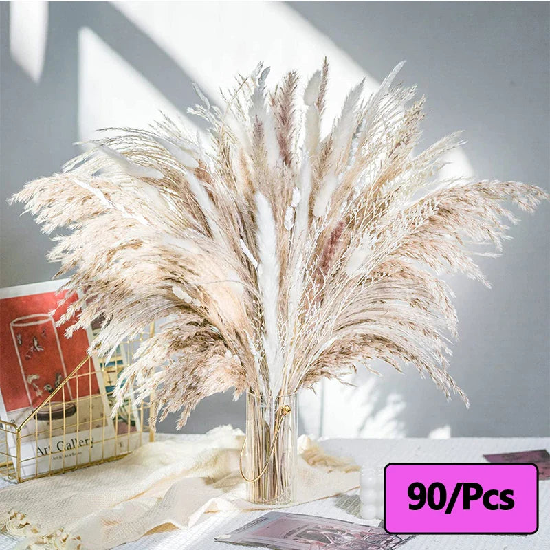300pcs Rabbit Tail Grass Flower Bouquet