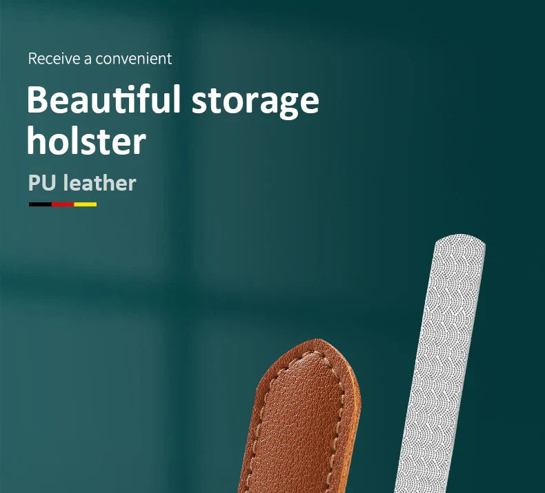 1Pcs Stainless Steel Nail Files High-Quality Double SidedManicure Pedicure Grooming For Professional Finger Toe Nail Care Tools