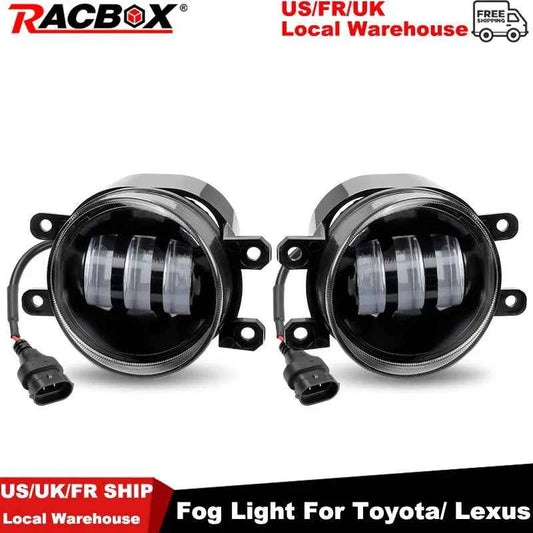 3 inch LED Fog Light 30W 6000K White Flat Driving Beam Off Road Driving Lamp