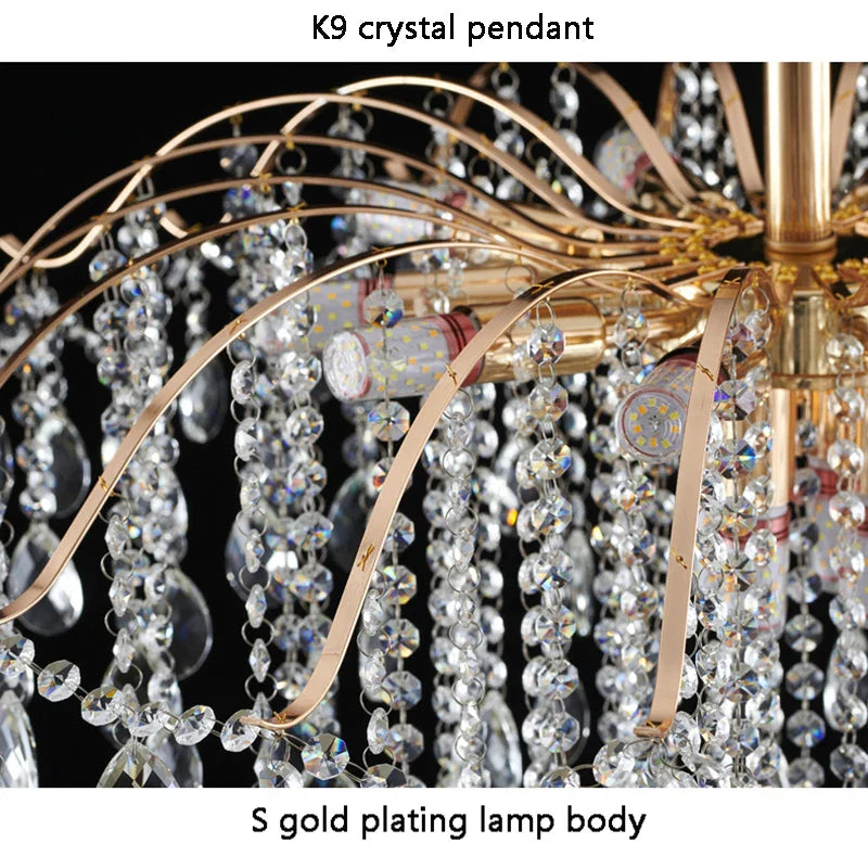 Modern Luxury Crystal Ceiling Chandelier Ceiling Lamp