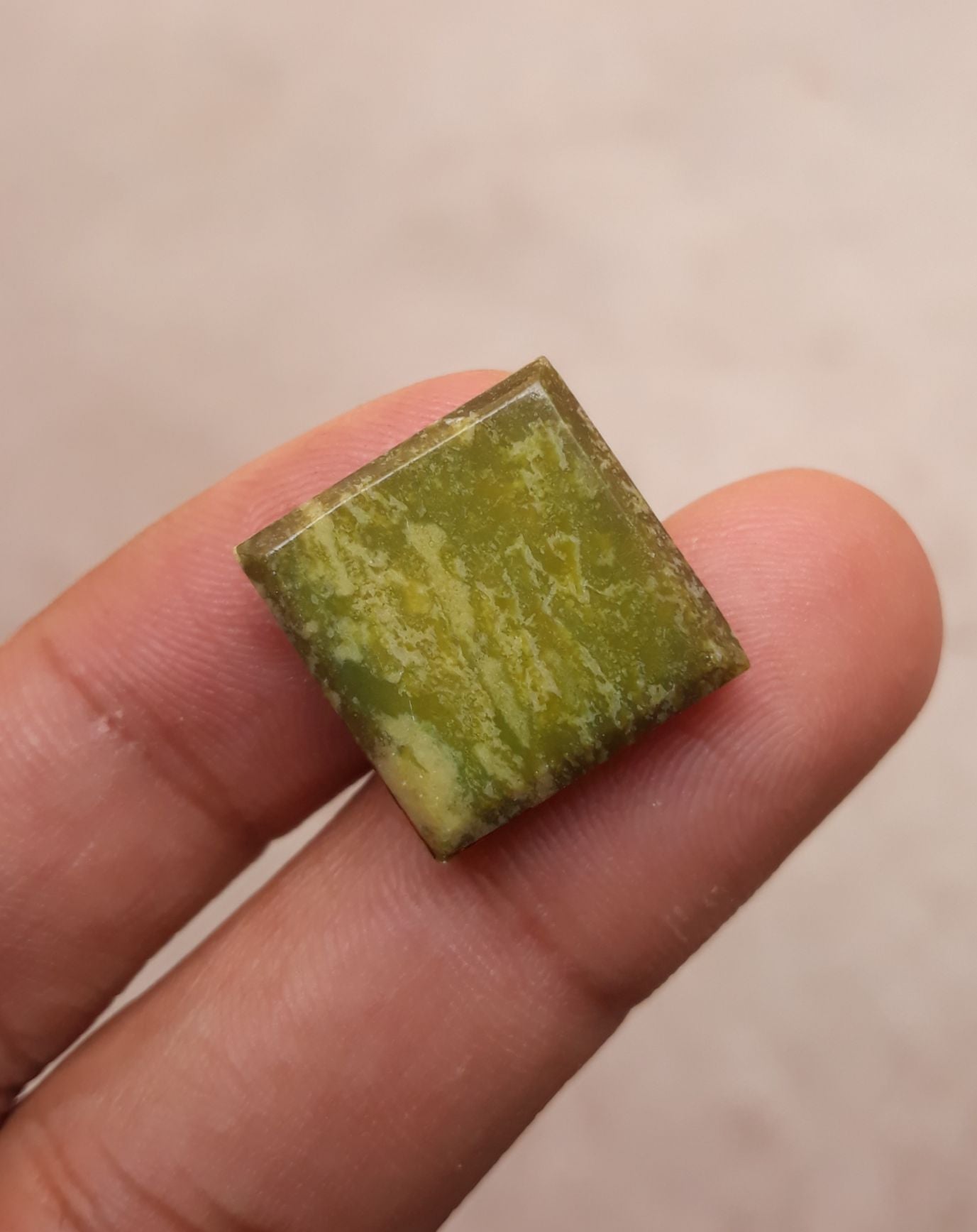 20.5ct Serpentine - Shah Maqqsood - Zehrmora - 15x15mm