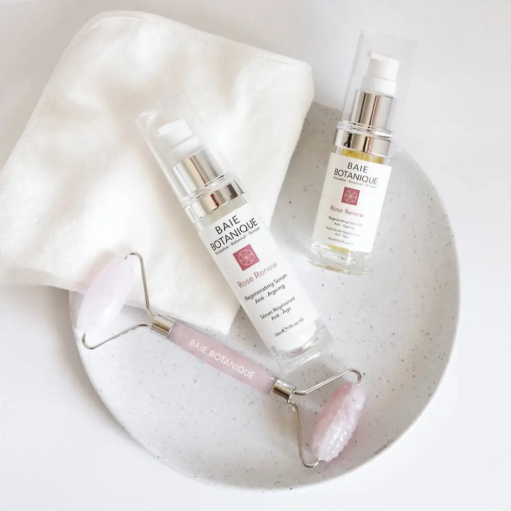 Rose Quartz Dual Action Roller