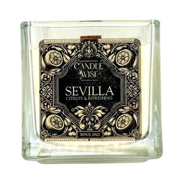 Sevilla Large Scented Candle | Citrusy & Refreshing