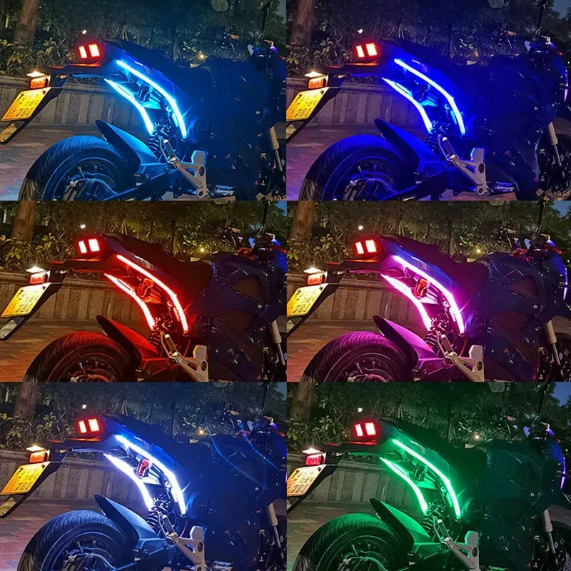 2pcs Motorcycle Turn Signal Lights LED Daytime Running Lights