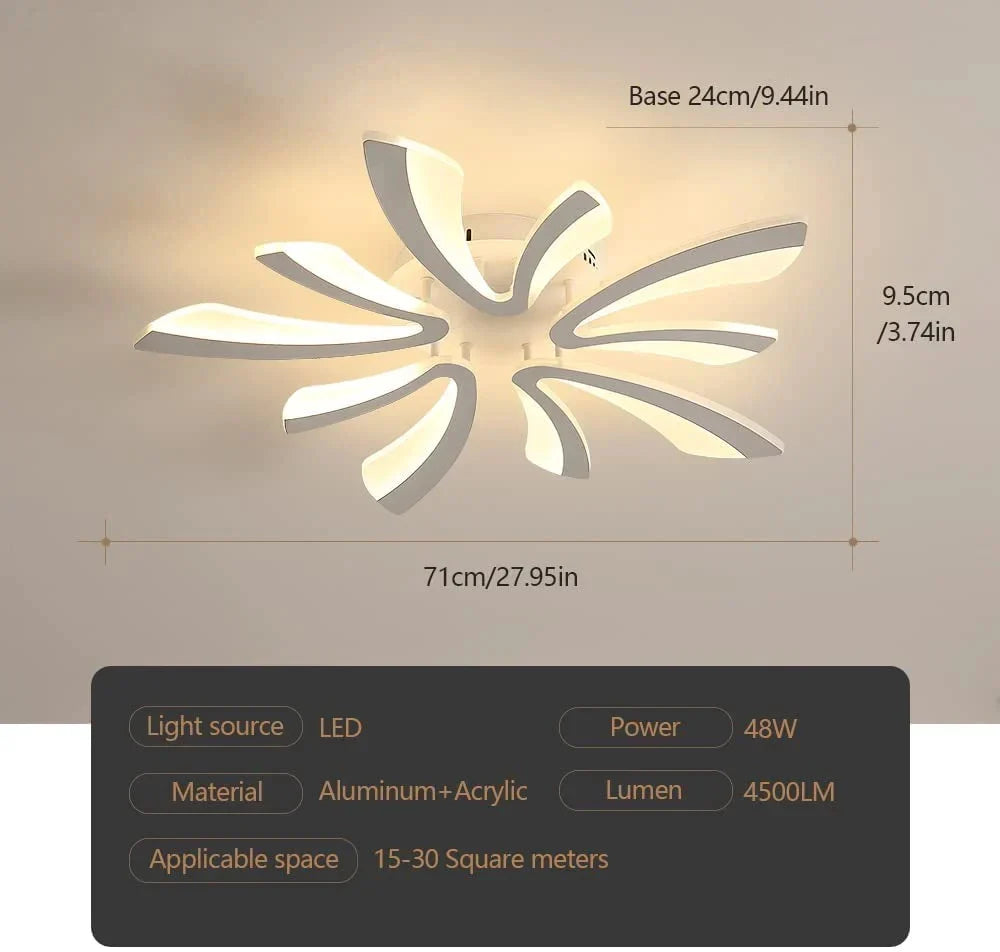 LED Ceiling Light,  with Remote Control