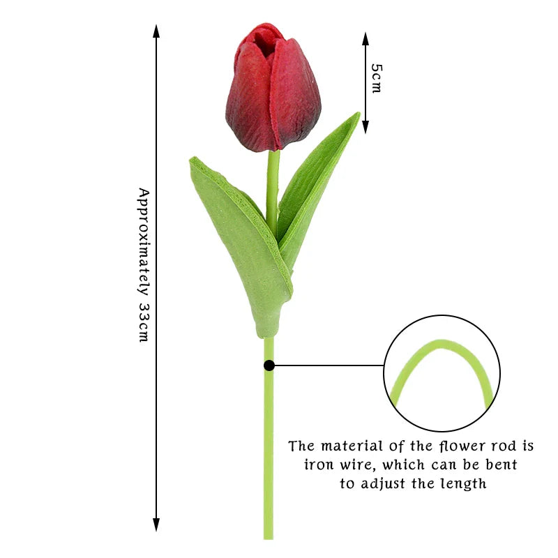 Tulip Flower Artificial Tulip Bouquet
