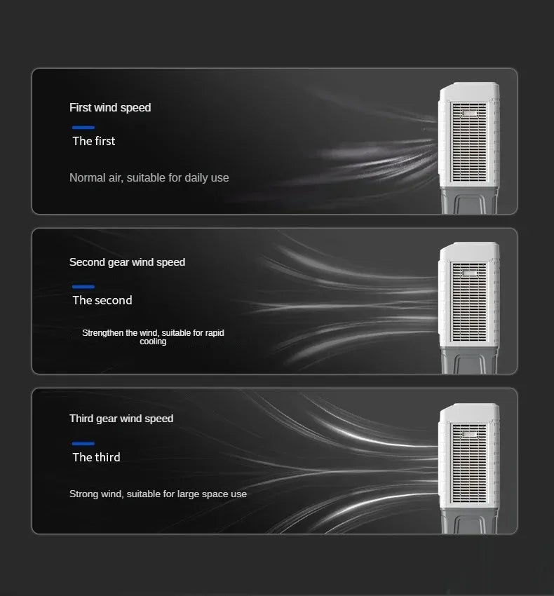 Air Cooler Large Industrial Water Cooler Evaporative Water Cooling Air Conditioner Fan Household Fan Mini Aire Acondicionado