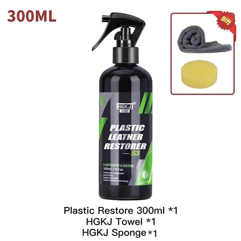 300ML Car Plastic Leather Restorer Liquid HGKJ S3