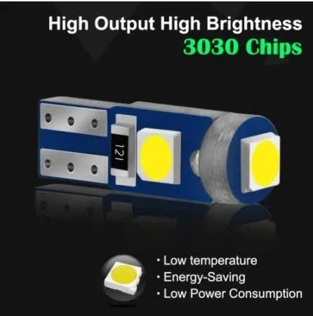 2/10Pcs Car T5 Led Bulb