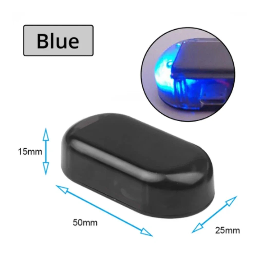 Solar Car Security Light LED Flashing Anti-Theft Warning Light (Dummy Alarm)