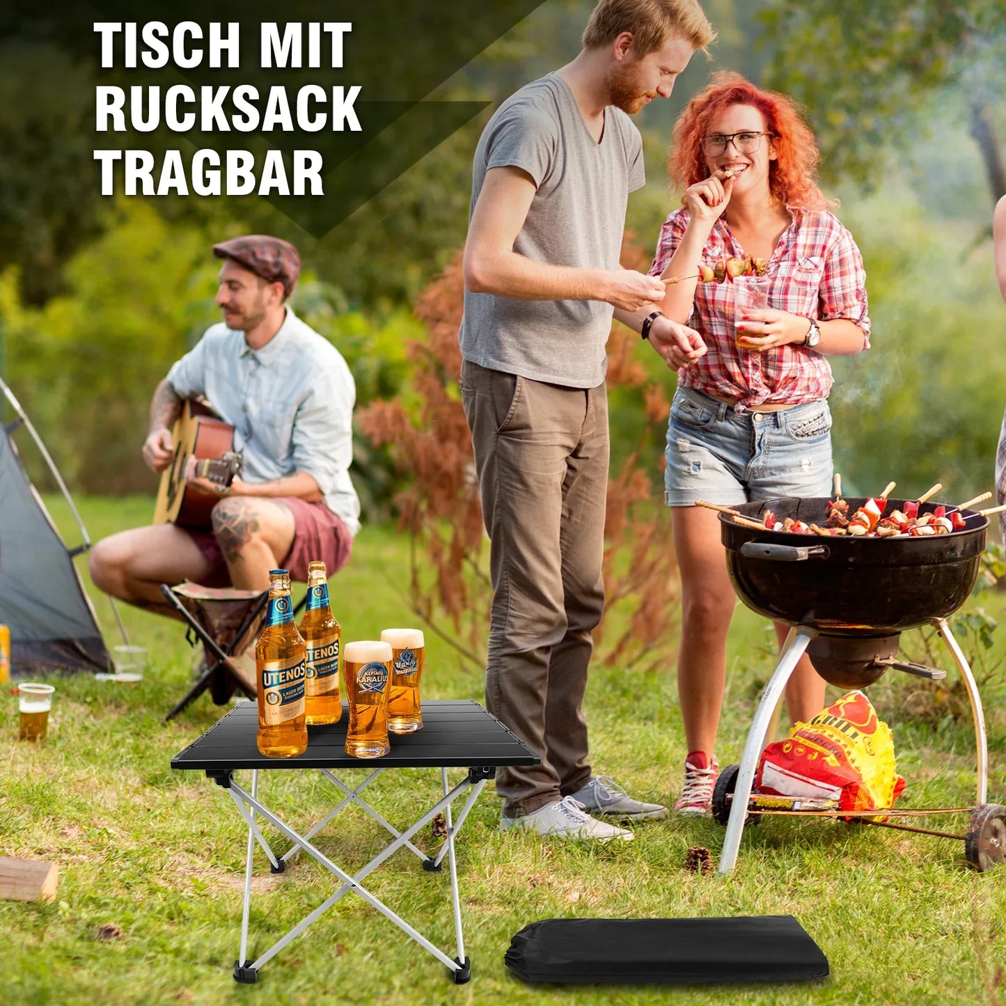 Outdoor Ultralight Portable Folding Camping Table Foldable Dinner Desk Hight Strength Aluminum Alloy For Garden Party Picnic BBQ